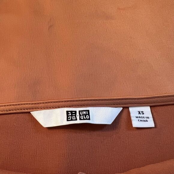 3 for $30! Uniqlo Women's Tan Spaghetti Strap Top - Picture 3 of 6